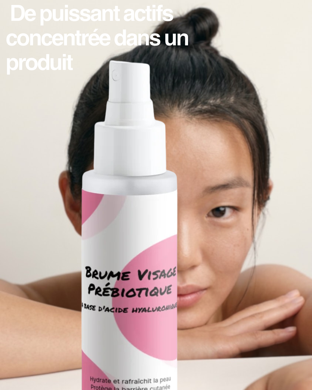 Brume Visage 3 en 1 - Hydratante Fixante, Protège & Répare