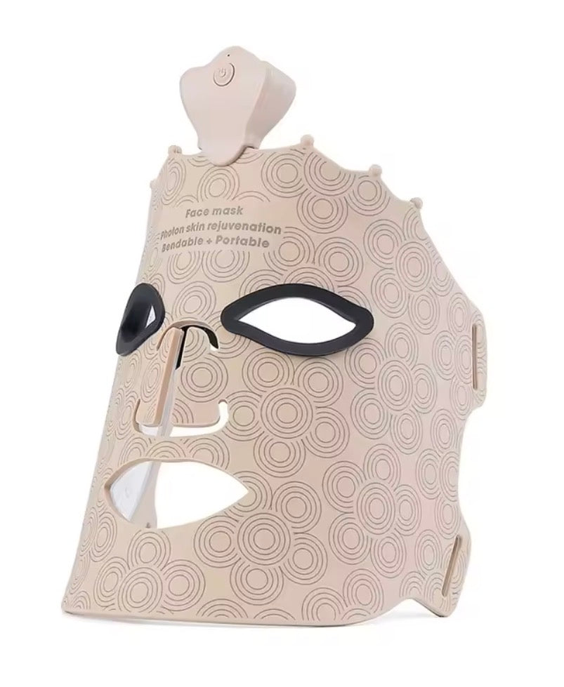 Masque led visage - luminothérapie 7 couleurs