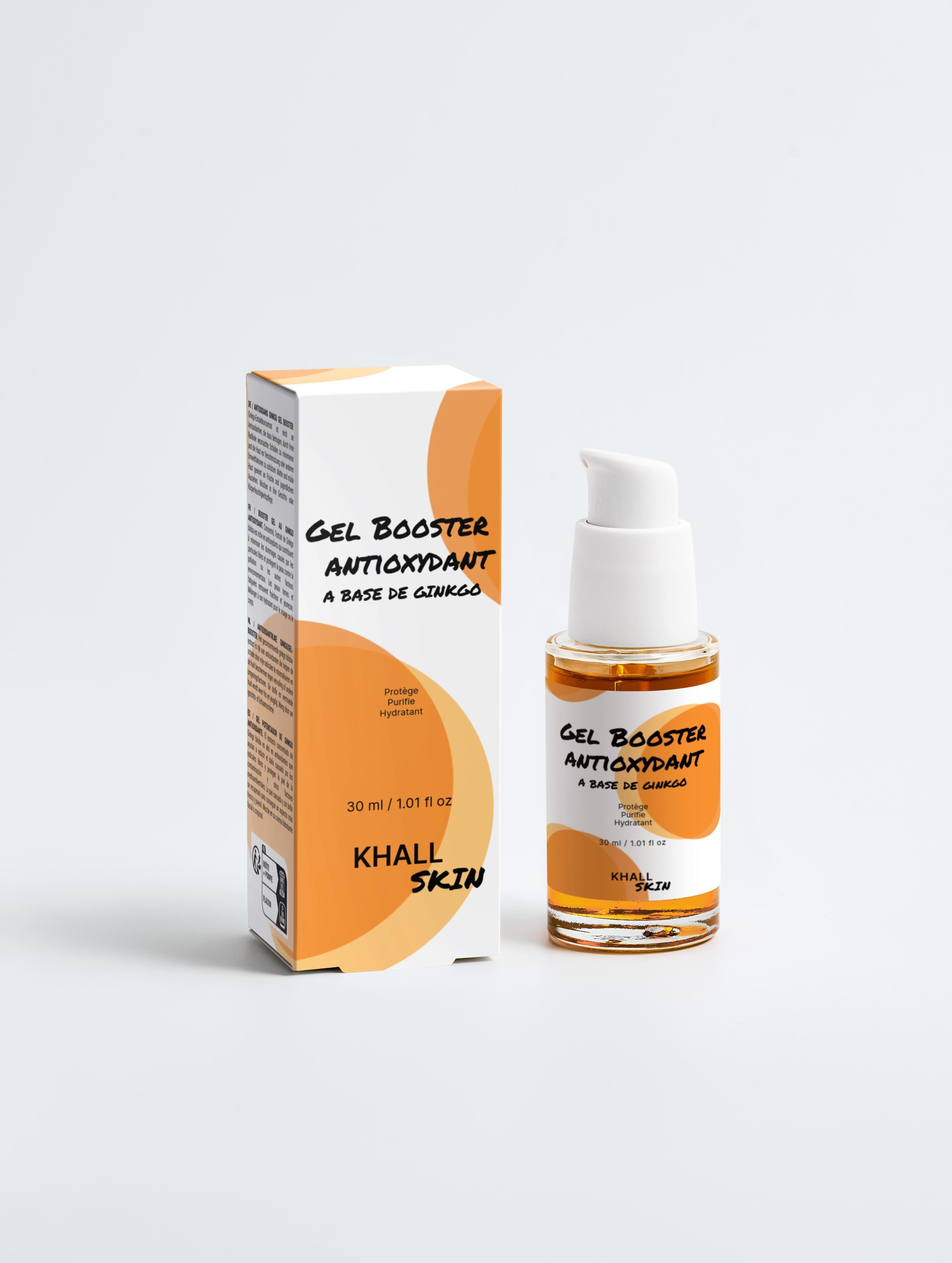 Gel Booster Antioxydant - Sérum au Ginkgo Biloba