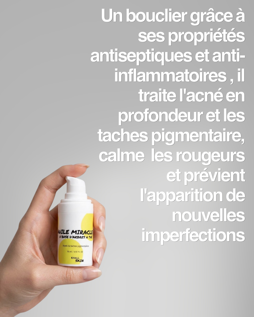 Huile Concentrée Miraculeuse - Sérum Visage Anti-Imperfections et Anti-Taches