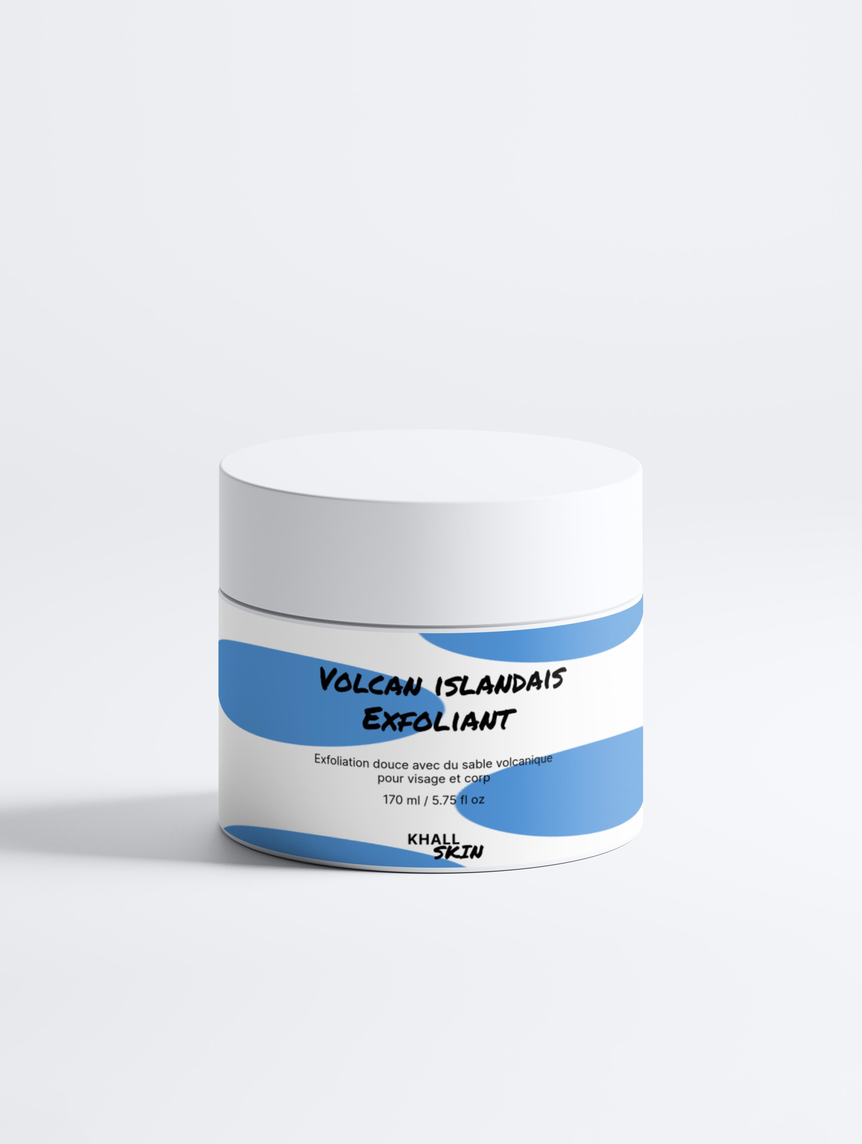 Volcan islandais Exfoliant pour le visage et le corps